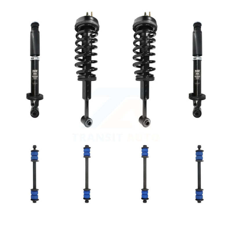 Transit Auto KSS-107649 Suspension Strut and Coil Spring Assembly for 2006-2010 Ford Explorer, Mercury Mountaineer - Front and Rear