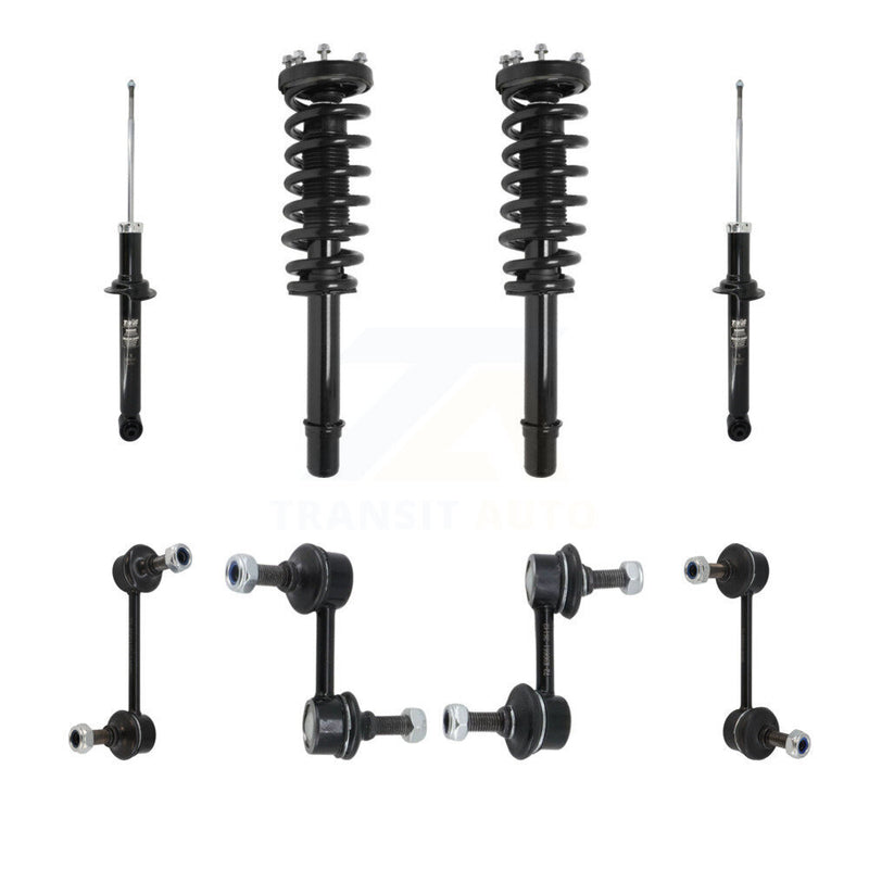 Transit Auto KSS-107658 Suspension Strut and Coil Spring Assembly for 2004-2006 Acura TL - Front and Rear