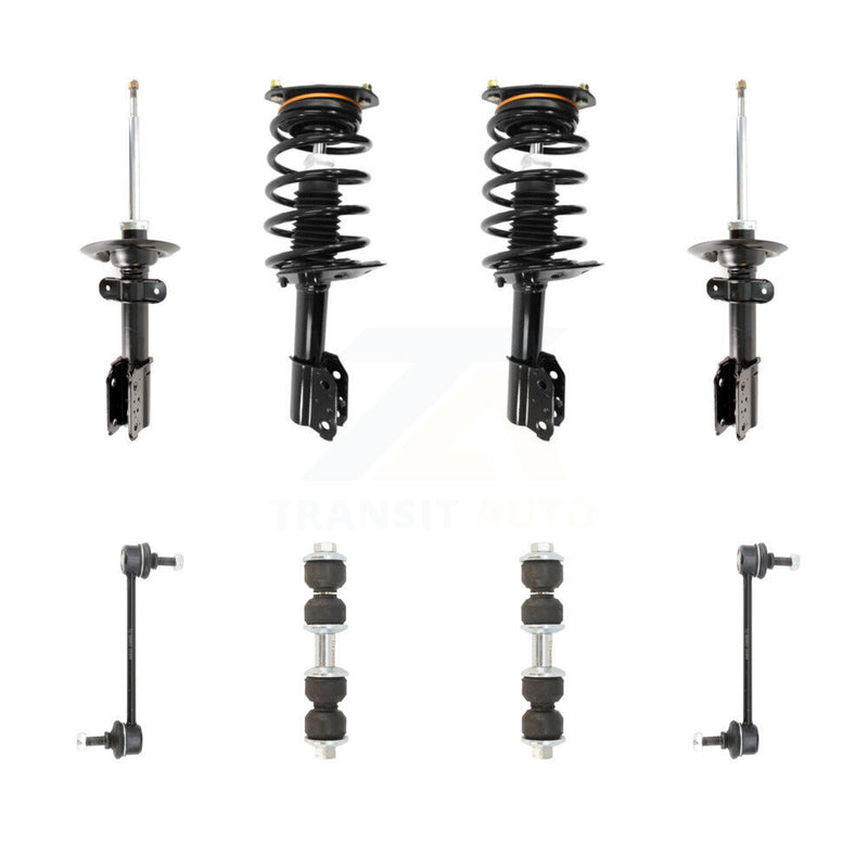 Transit Auto KSS-107659 Suspension Strut and Coil Spring Assembly for 2006-2011 Chevrolet Impala - Front and Rear