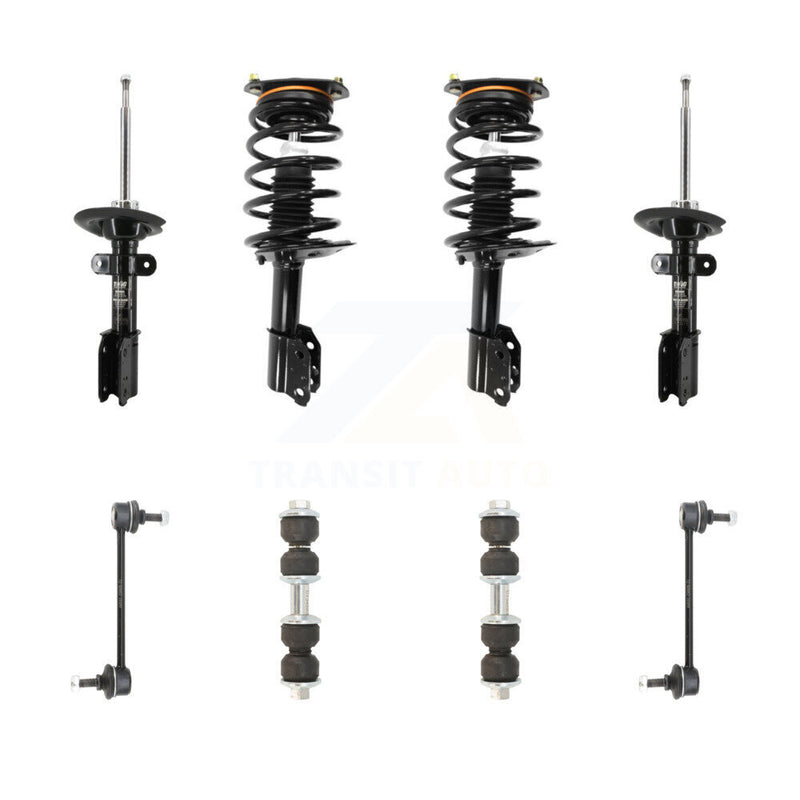 Transit Auto KSS-107660 Suspension Strut and Coil Spring Assembly for 2006-2011 Chevrolet Impala - Front and Rear