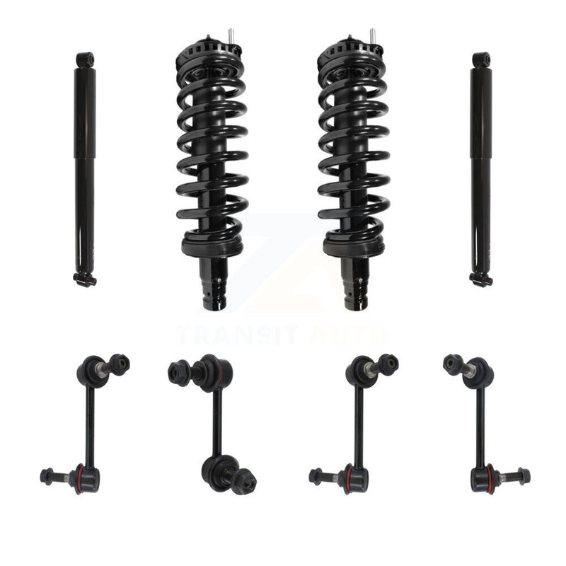 Transit Auto KSS-107667 Suspension Strut and Coil Spring Assembly for 2004-2008 Chevrolet Trailblazer, Chevrolet Trailblazer EXT and More - Front and Rear