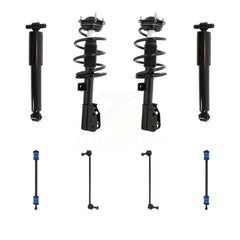 Transit Auto KSS-107671 Suspension Strut and Coil Spring Assembly for 2013-2017 GMC Acadia Limited, Buick Enclave and More - Front and Rear