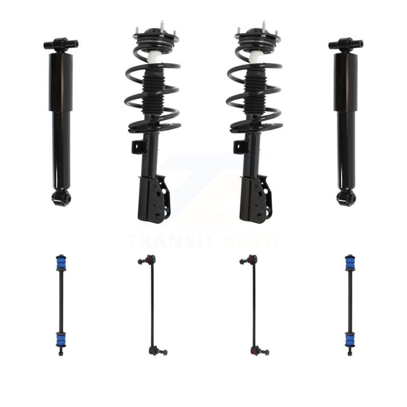 Transit Auto KSS-107671 Suspension Strut and Coil Spring Assembly for 2013-2017 GMC Acadia Limited, Buick Enclave and More - Front and Rear