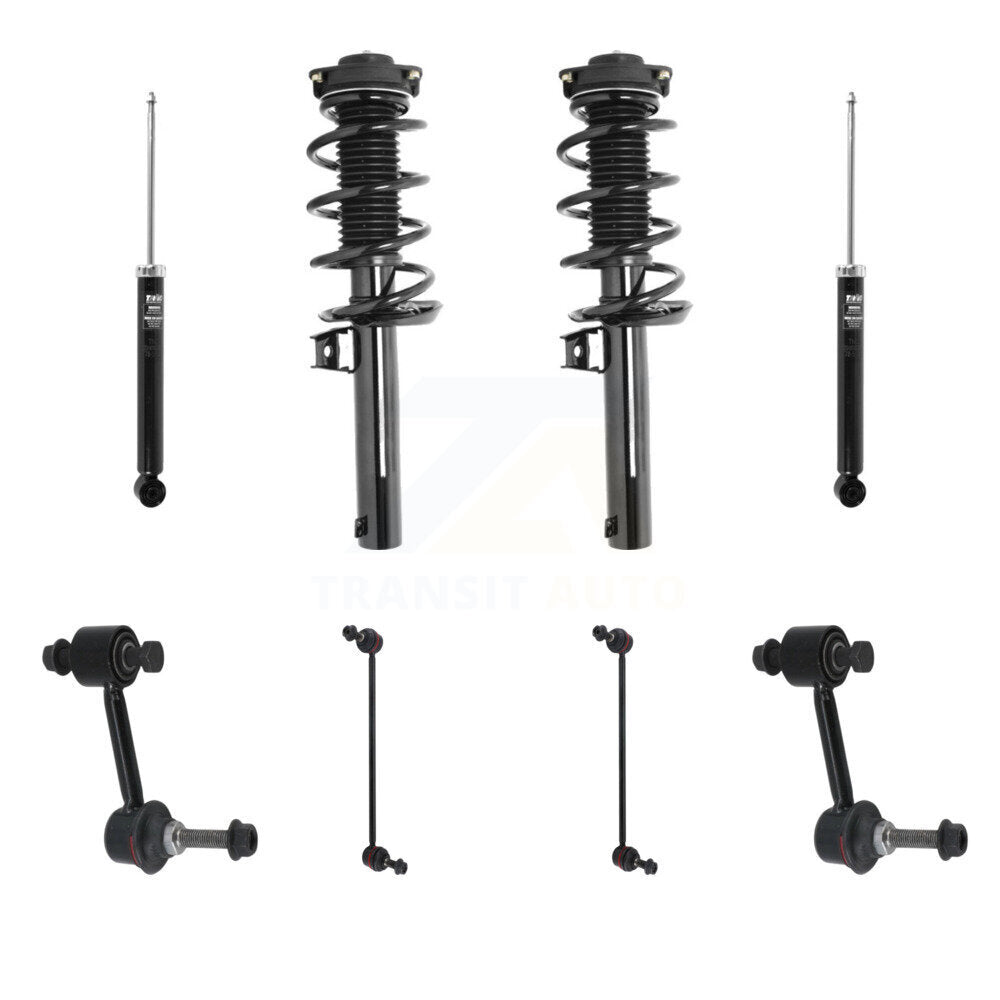 Transit Auto KSS-107676 Suspension Strut and Coil Spring Assembly for 2009-2018 Volkswagen Tiguan Limited, Volkswagen Tiguan - Front and Rear