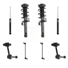 Transit Auto KSS-107676 Suspension Strut and Coil Spring Assembly for 2009-2018 Volkswagen Tiguan Limited, Volkswagen Tiguan - Front and Rear