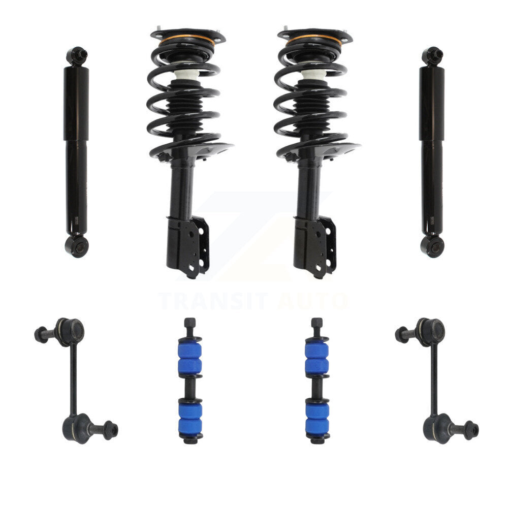 Transit Auto KSS-107677 Suspension Strut and Coil Spring Assembly for 2001-2007 Buick Rendezvous, Pontiac Aztek - Front and Rear