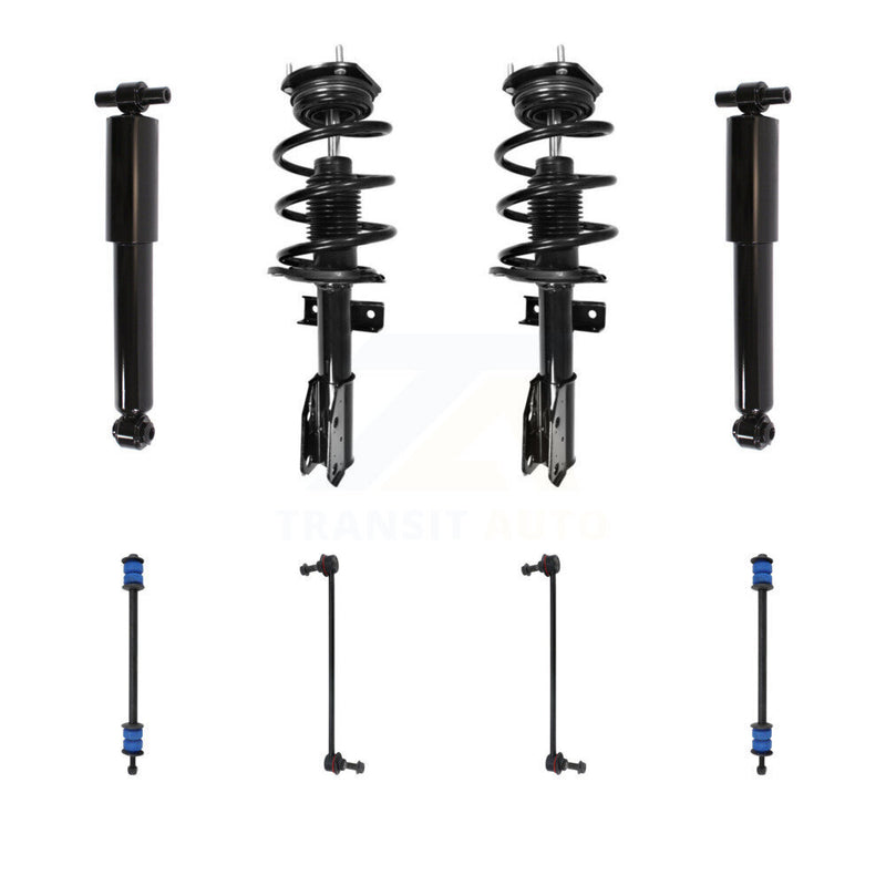 Transit Auto KSS-107678 Suspension Strut and Coil Spring Assembly for 2007-2012 Chevrolet Traverse, Buick Enclave and More - Front and Rear