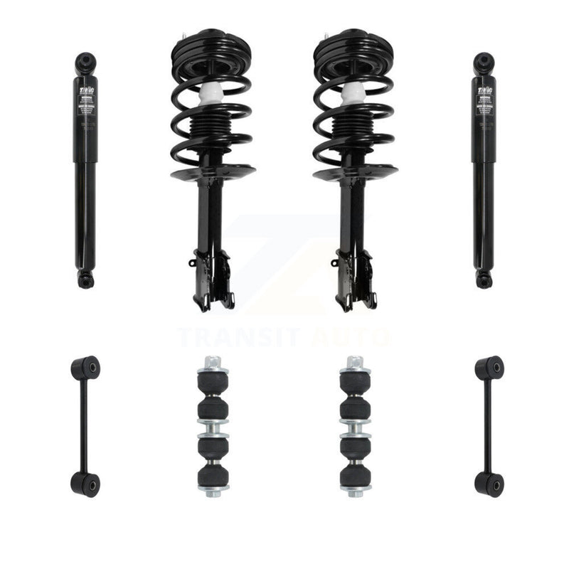 Transit Auto KSS-107683 Suspension Strut and Coil Spring Assembly for 2001-2010 Chrysler PT Cruiser - Front and Rear