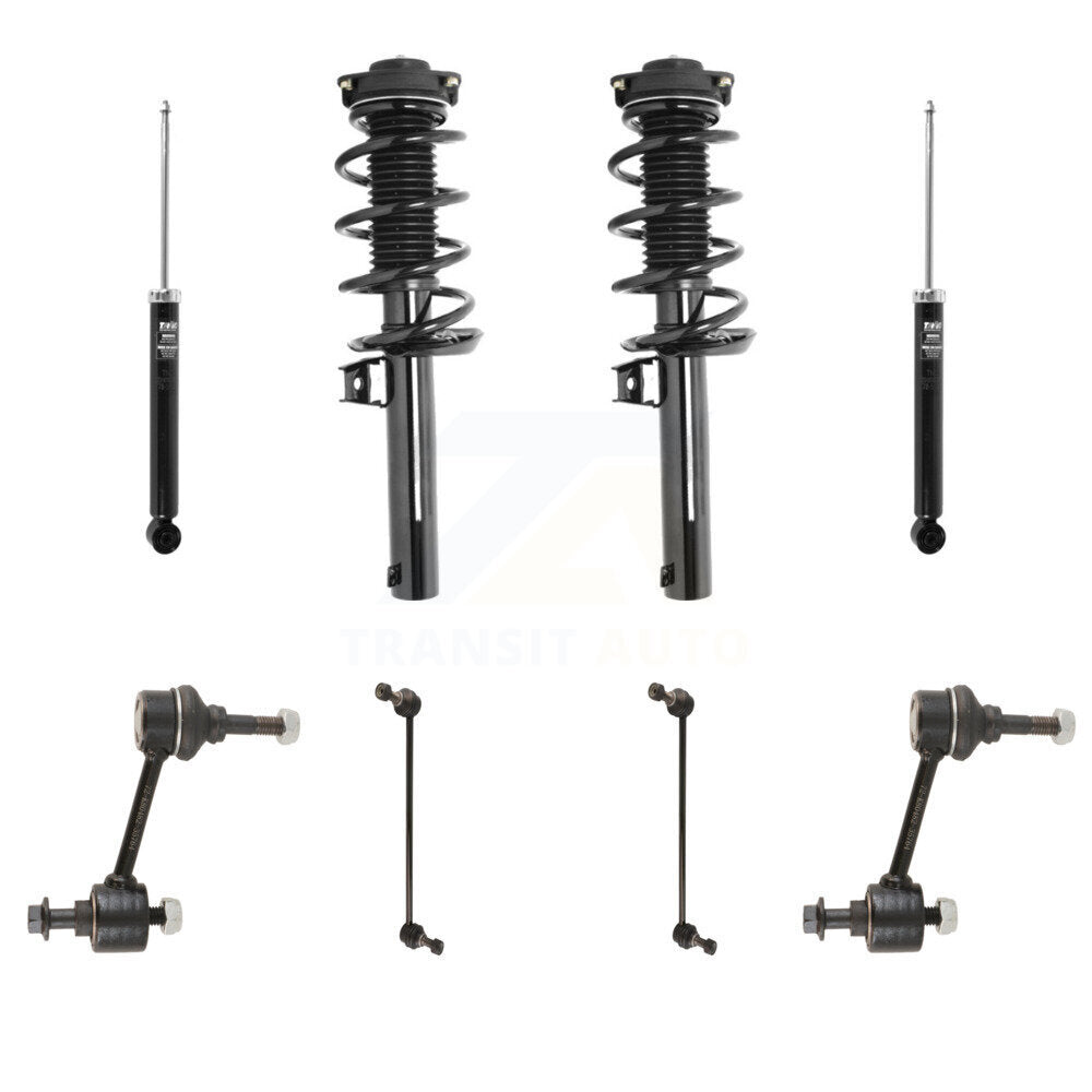 Transit Auto KSS-107689 Suspension Strut and Coil Spring Assembly for 2009-2018 Volkswagen Tiguan Limited, Volkswagen Tiguan - Front and Rear
