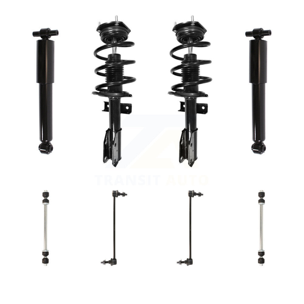 Transit Auto KSS-107692 Suspension Strut and Coil Spring Assembly for 2007-2012 Chevrolet Traverse, Buick Enclave and More - Front and Rear