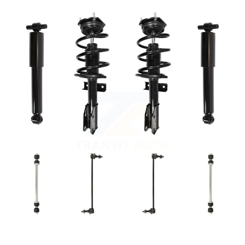 Transit Auto KSS-107692 Suspension Strut and Coil Spring Assembly for 2007-2012 Chevrolet Traverse, Buick Enclave and More - Front and Rear