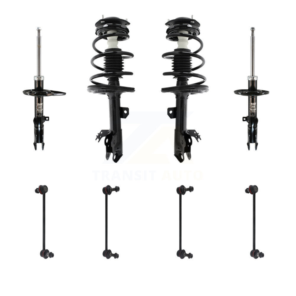 Transit Auto KSS-107699 Suspension Strut and Coil Spring Assembly for 2012-2017 Toyota Camry - Front and Rear