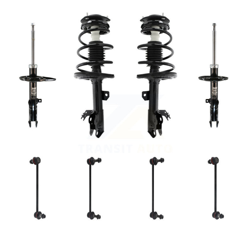 Transit Auto KSS-107699 Suspension Strut and Coil Spring Assembly for 2012-2017 Toyota Camry - Front and Rear