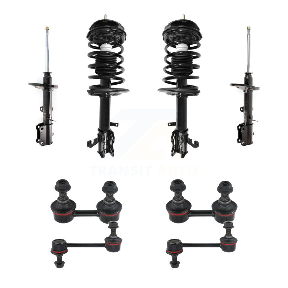 Transit Auto KSS-107700 Suspension Strut and Coil Spring Assembly for 1993-2002 Toyota Corolla, Chevrolet Prizm - Front and Rear