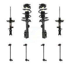 Transit Auto KSS-107704 Suspension Strut and Coil Spring Assembly for 2008-2013 Toyota Highlander - Front and Rear