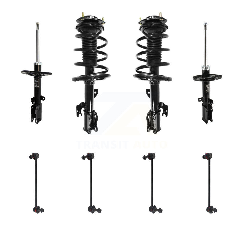 Transit Auto KSS-107705 Suspension Strut and Coil Spring Assembly for 2008-2012 Toyota Avalon - Front and Rear