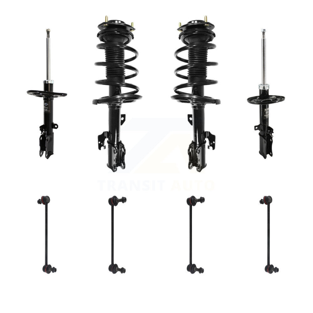 Transit Auto KSS-107707 Suspension Strut and Coil Spring Assembly for 2007-2011 Toyota Camry - Front and Rear