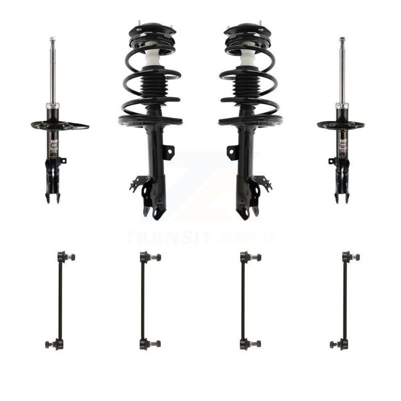 Transit Auto KSS-107709 Suspension Strut and Coil Spring Assembly for 2012-2017 Toyota Camry - Front and Rear
