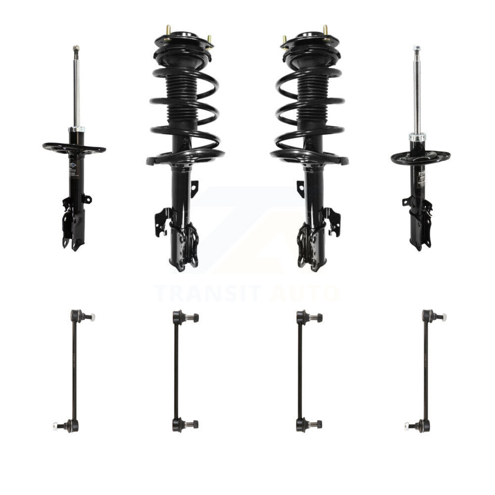 Transit Auto KSS-107710 Suspension Strut and Coil Spring Assembly for 2007-2011 Toyota Camry - Front and Rear