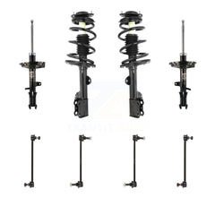 Transit Auto KSS-107711 Suspension Strut and Coil Spring Assembly for 2008-2013 Toyota Highlander - Front and Rear