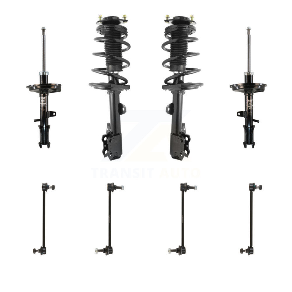 Transit Auto KSS-107713 Suspension Strut and Coil Spring Assembly for 2009-2015 Toyota Venza - Front and Rear