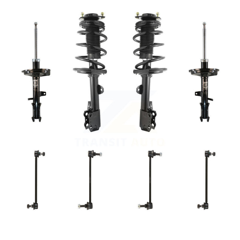Transit Auto KSS-107713 Suspension Strut and Coil Spring Assembly for 2009-2015 Toyota Venza - Front and Rear