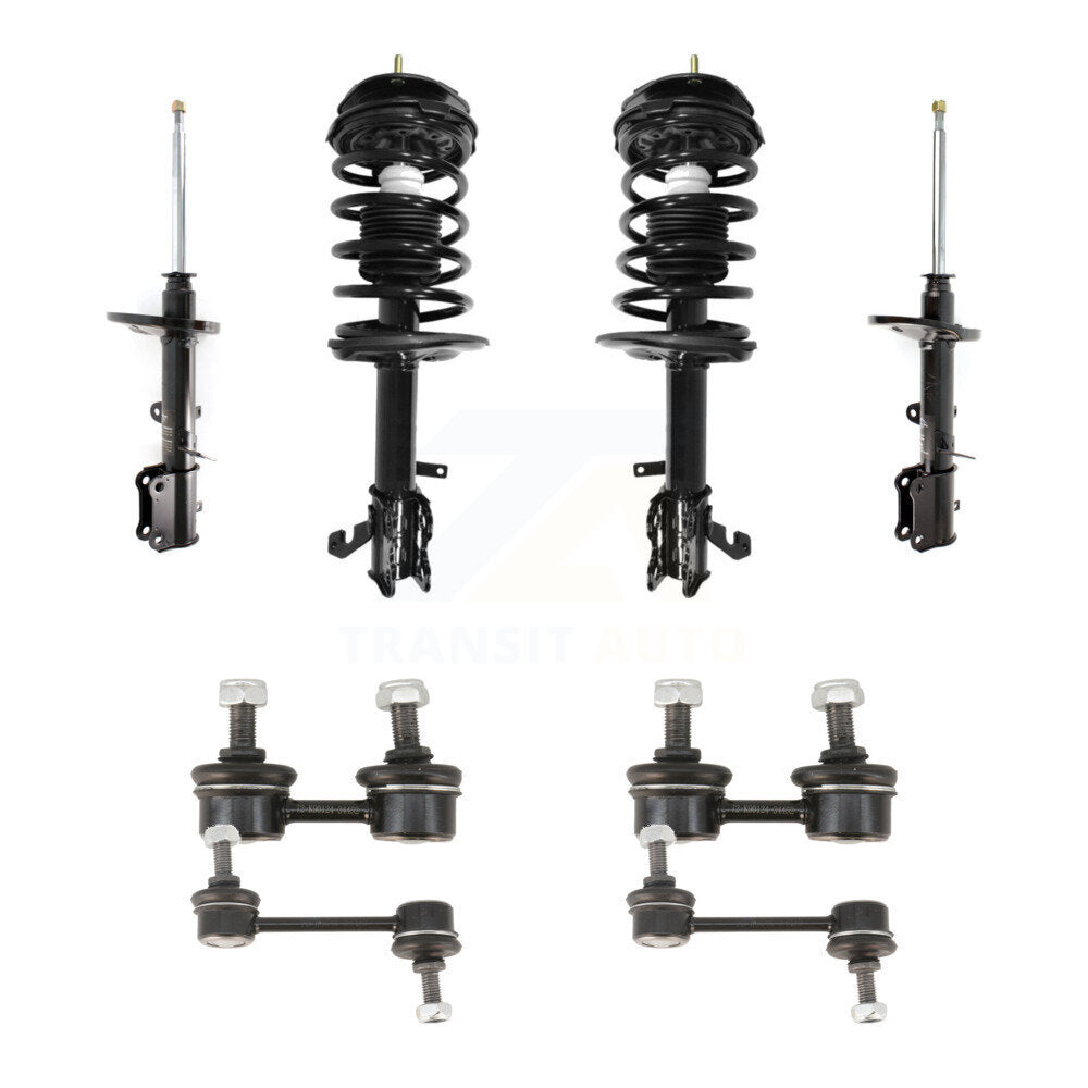 Transit Auto KSS-107717 Suspension Strut and Coil Spring Assembly for 1993-2002 Toyota Corolla, Chevrolet Prizm - Front and Rear
