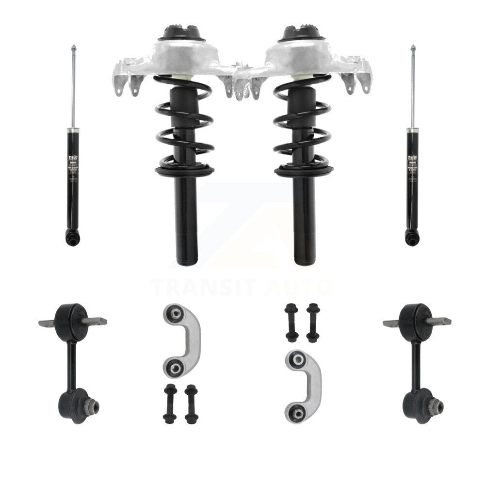 Transit Auto KSS-107719 Suspension Strut and Coil Spring Assembly for 2009 Audi A4, Audi A4 Quattro - Front and Rear