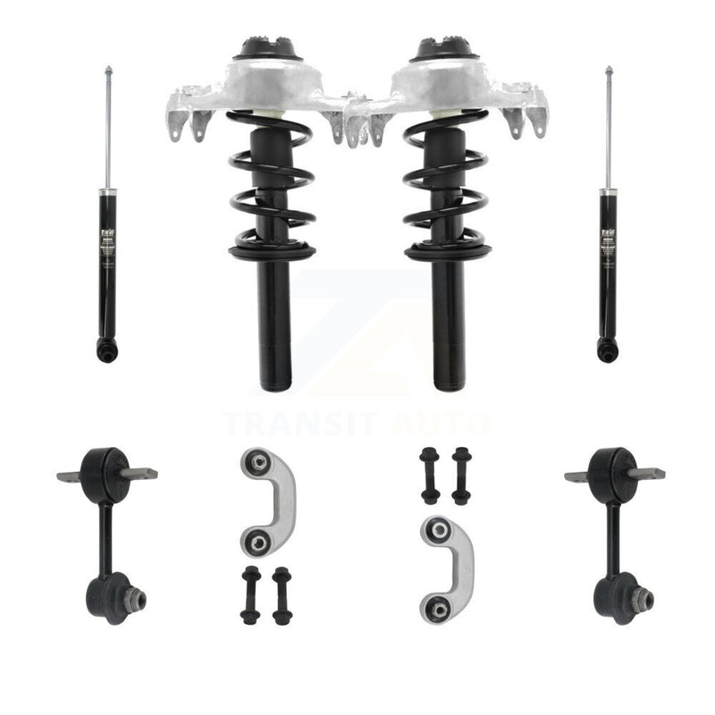 Transit Auto KSS-107719 Suspension Strut and Coil Spring Assembly for 2009 Audi A4, Audi A4 Quattro - Front and Rear