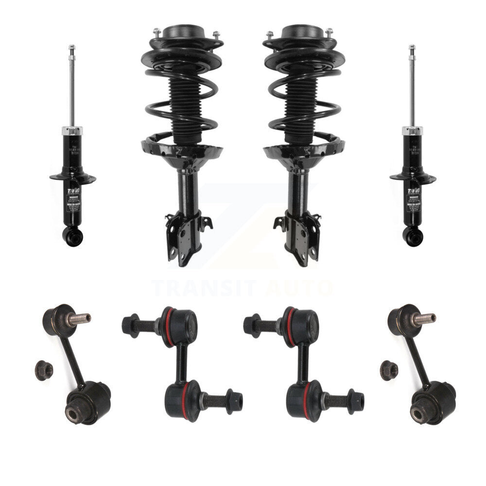 Transit Auto KSS-107721 Suspension Strut and Coil Spring Assembly for 2012-2014 Subaru Impreza - Front and Rear