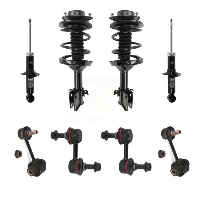 Transit Auto KSS-107721 Suspension Strut and Coil Spring Assembly for 2012-2014 Subaru Impreza - Front and Rear