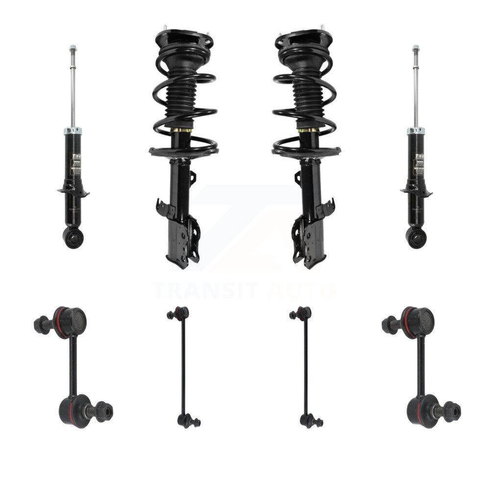 Transit Auto KSS-107726 Suspension Strut and Coil Spring Assembly for 2003-2006 Toyota Corolla - Front and Rear