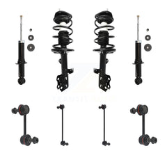 Transit Auto KSS-107727 Suspension Strut and Coil Spring Assembly for 2010 Pontiac Vibe - Front and Rear