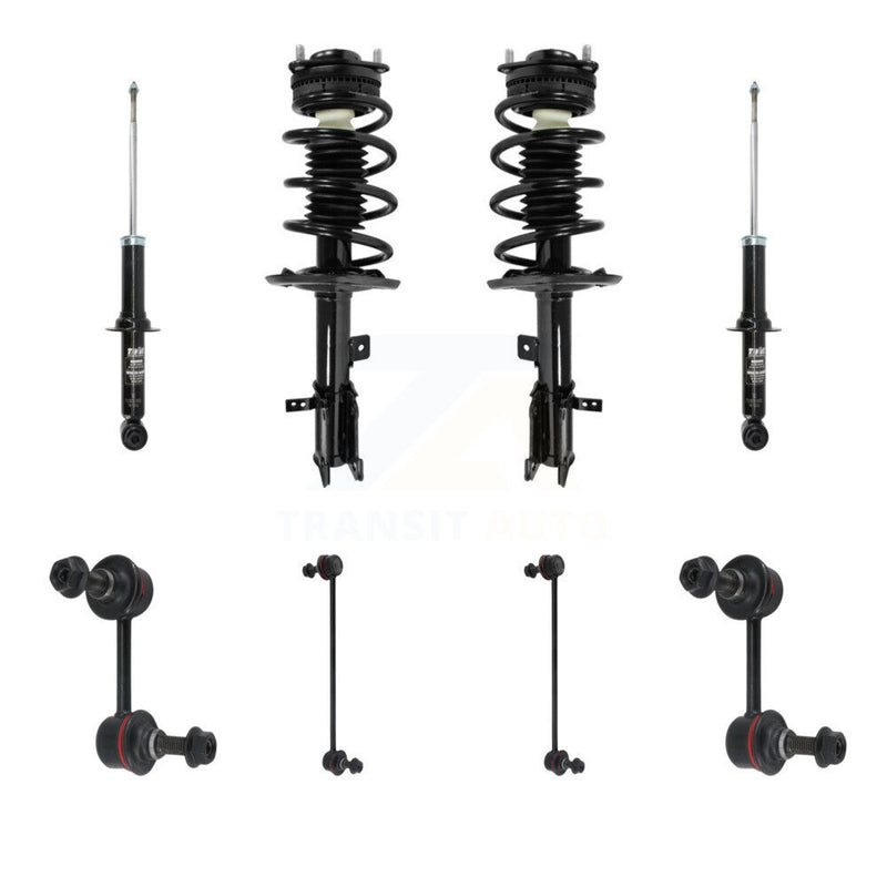 Transit Auto KSS-107730 Suspension Strut and Coil Spring Assembly for 2007-2014 Chrysler 200, Dodge Avenger, Chrysler Sebring - Front and Rear