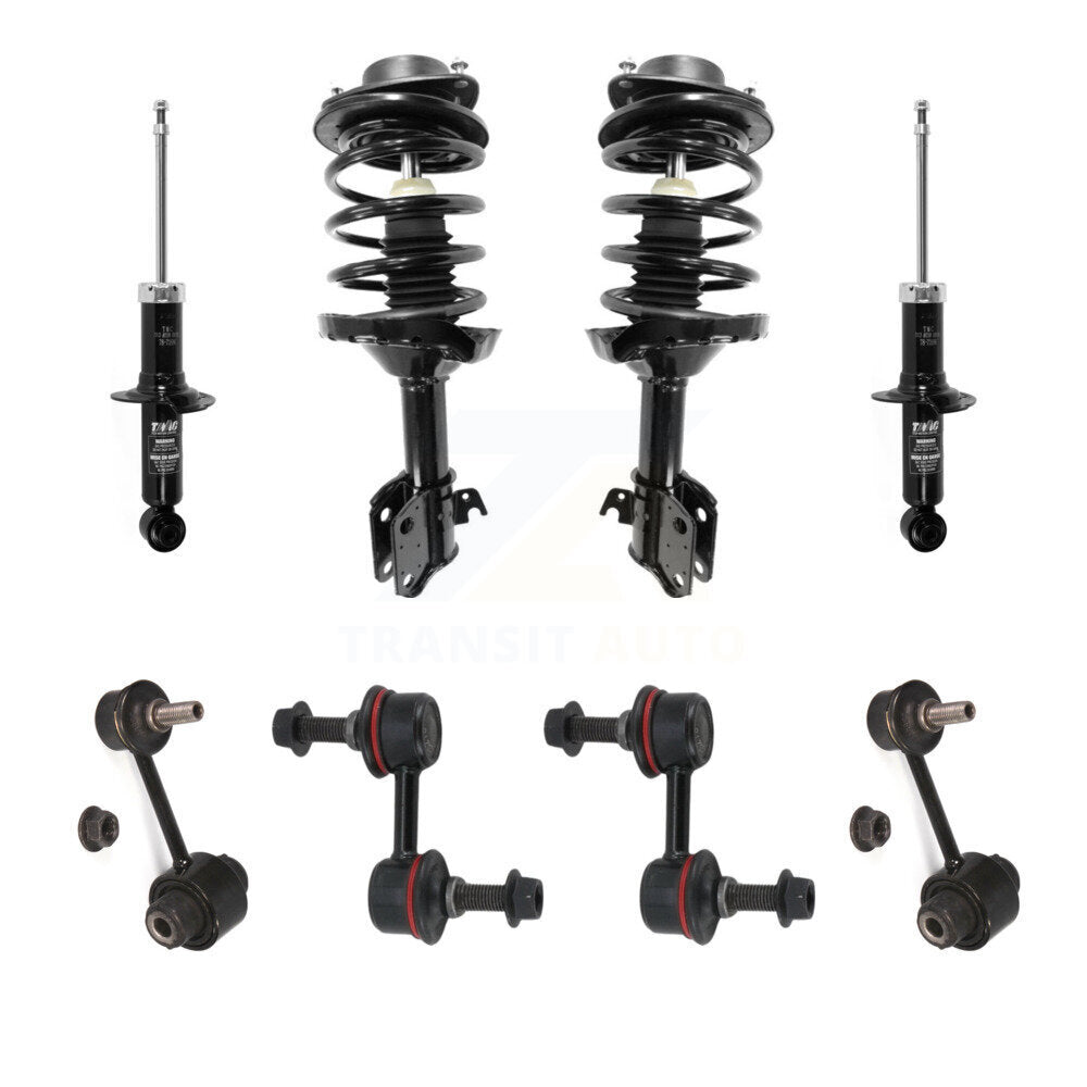 Transit Auto KSS-107731 Suspension Strut and Coil Spring Assembly for 2008-2011 Subaru Impreza - Front and Rear
