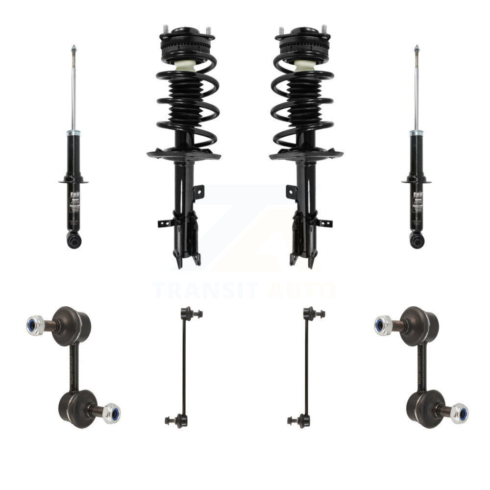 Transit Auto KSS-107732 Suspension Strut and Coil Spring Assembly for 2007-2014 Chrysler 200, Dodge Avenger, Chrysler Sebring - Front and Rear