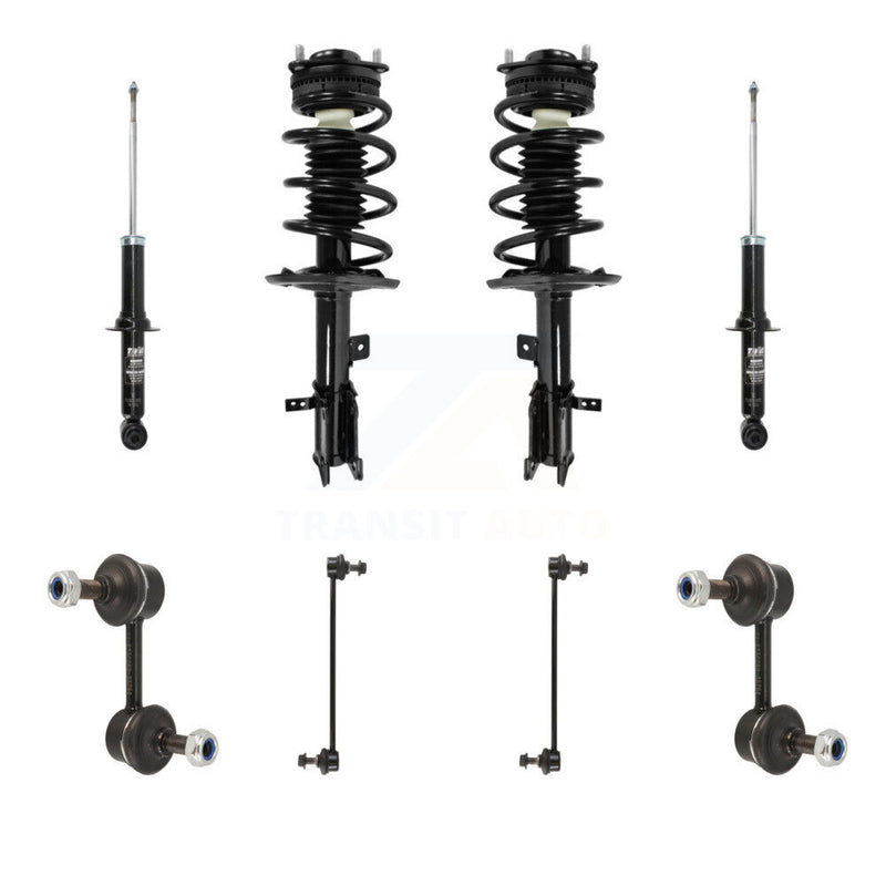 Transit Auto KSS-107732 Suspension Strut and Coil Spring Assembly for 2007-2014 Chrysler 200, Dodge Avenger, Chrysler Sebring - Front and Rear