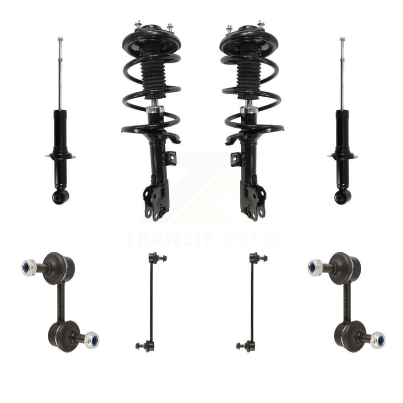 Transit Auto KSS-107734 Suspension Strut and Coil Spring Assembly for 2008-2011 Mitsubishi Lancer - Front and Rear