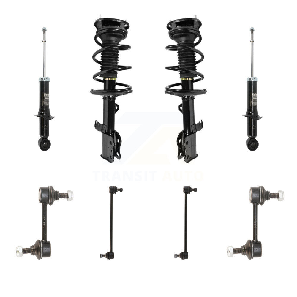Transit Auto KSS-107735 Suspension Strut and Coil Spring Assembly for 2003-2006 Toyota Corolla - Front and Rear