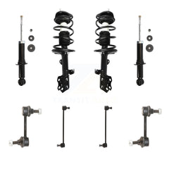 Transit Auto KSS-107736 Suspension Strut and Coil Spring Assembly for 2010 Pontiac Vibe - Front and Rear