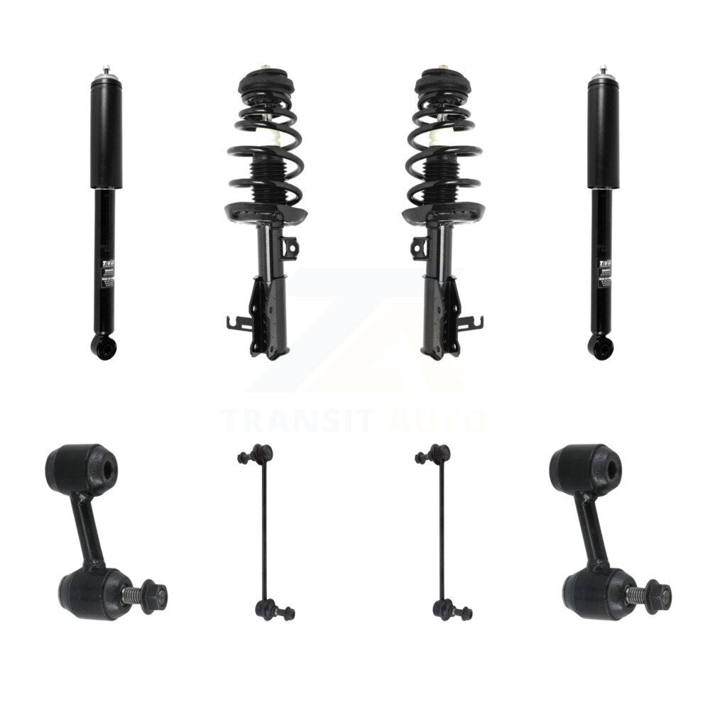 Transit Auto KSS-107740 Suspension Strut and Coil Spring Assembly for 2013-2019 Chevrolet Malibu Limited, Chevrolet Impala, Chevrolet Malibu - Front and Rear