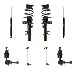 Transit Auto KSS-107742 Suspension Strut and Coil Spring Assembly for 2012-2018 Ford Focus - Front and Rear