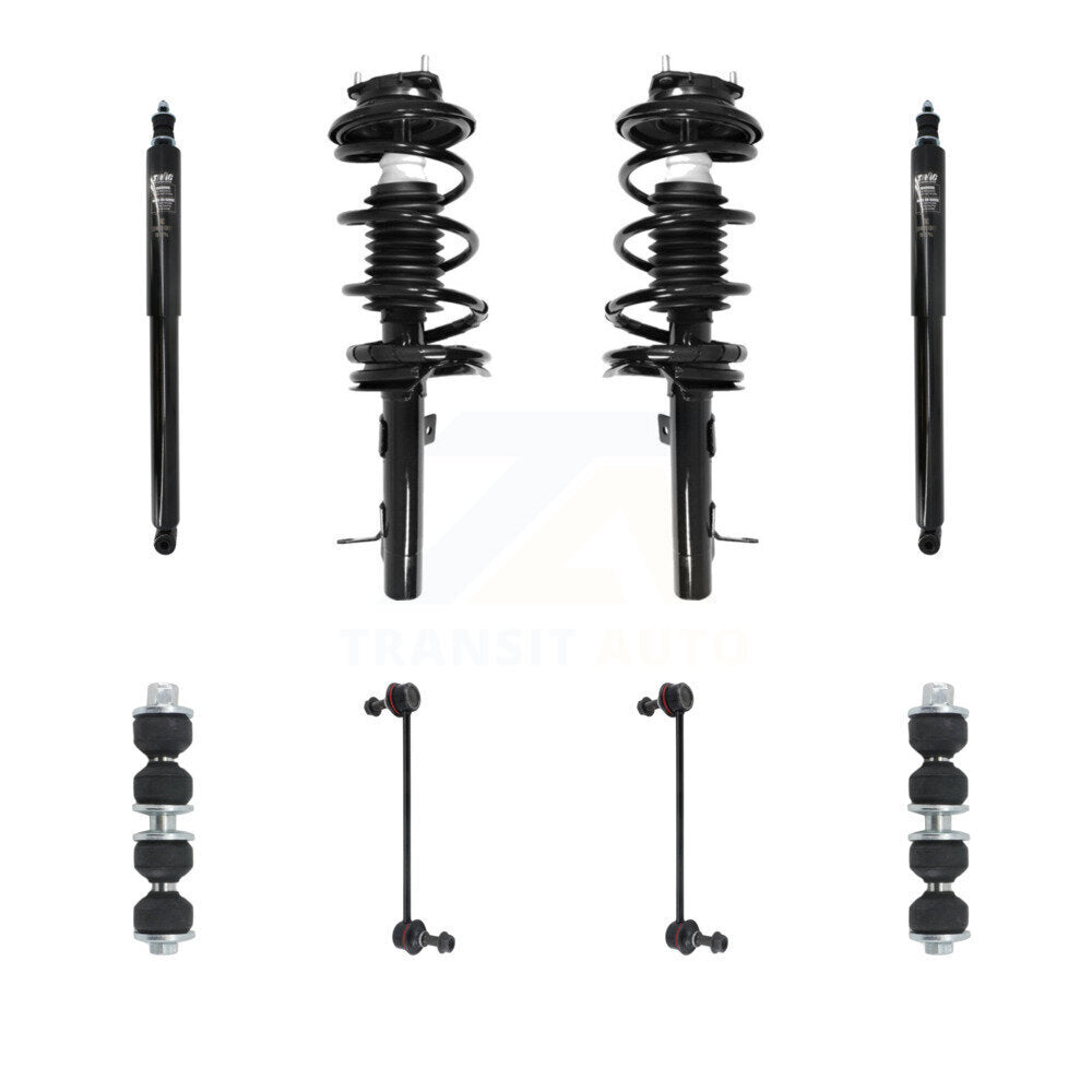 Transit Auto KSS-107747 Suspension Strut and Coil Spring Assembly for 2000-2005 Ford Focus - Front and Rear