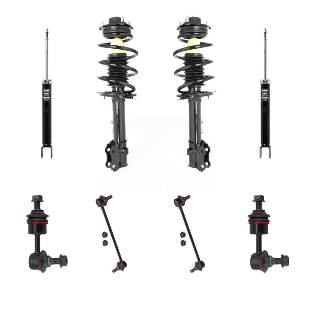 Transit Auto KSS-107754 Suspension Strut and Coil Spring Assembly for 2010-2013 Kia Sportage, Hyundai Tucson - Front and Rear