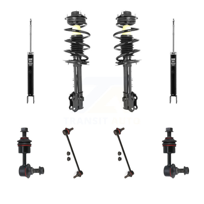 Transit Auto KSS-107754 Suspension Strut and Coil Spring Assembly for 2010-2013 Kia Sportage, Hyundai Tucson - Front and Rear