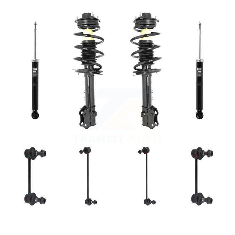Transit Auto KSS-107755 Suspension Strut and Coil Spring Assembly for 2014-2016 Kia Sportage - Front and Rear