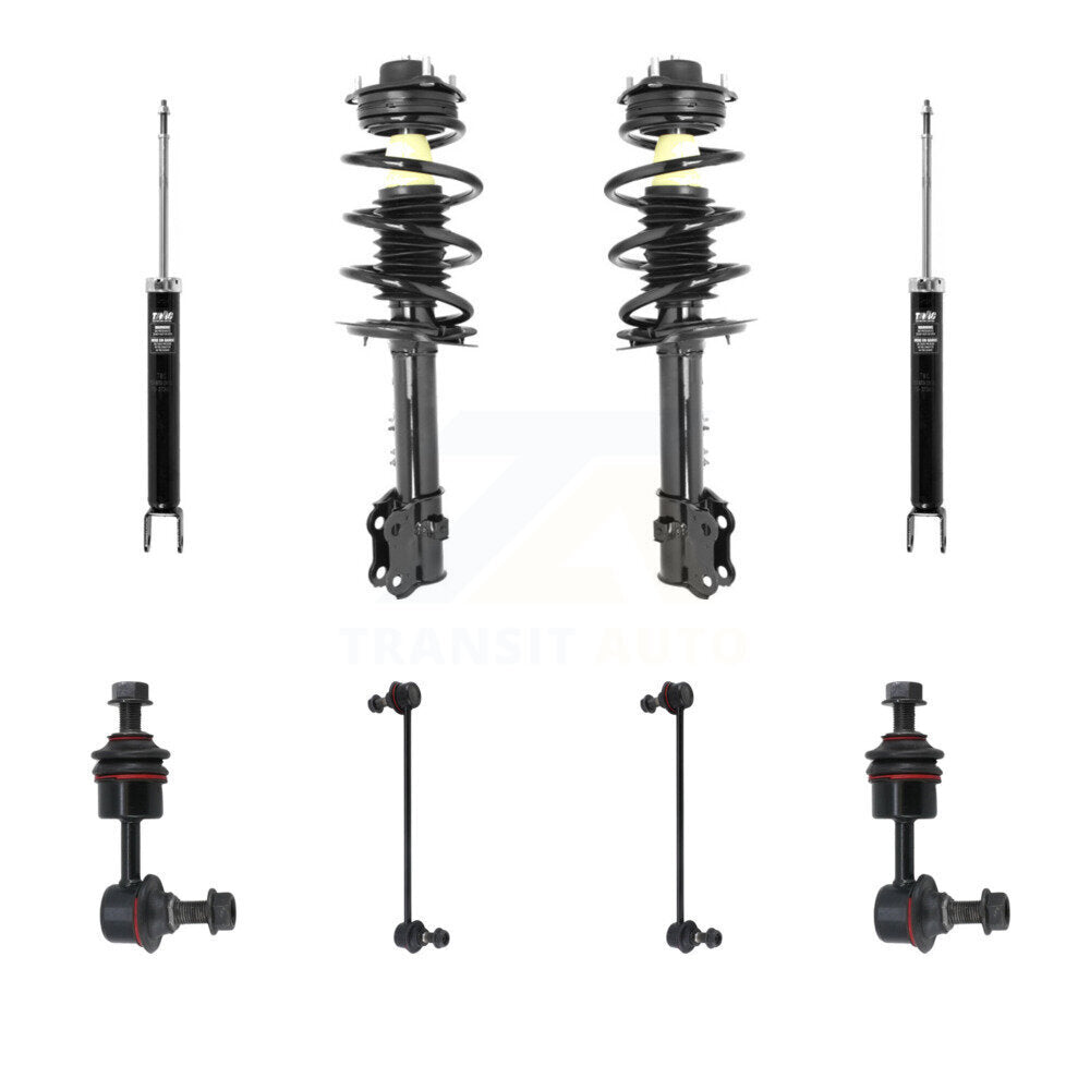 Transit Auto KSS-107756 Suspension Strut and Coil Spring Assembly for 2014-2016 Hyundai Tucson, Kia Sportage - Front and Rear