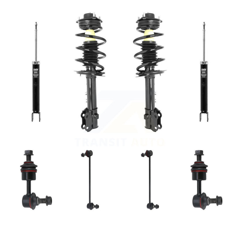Transit Auto KSS-107756 Suspension Strut and Coil Spring Assembly for 2014-2016 Hyundai Tucson, Kia Sportage - Front and Rear