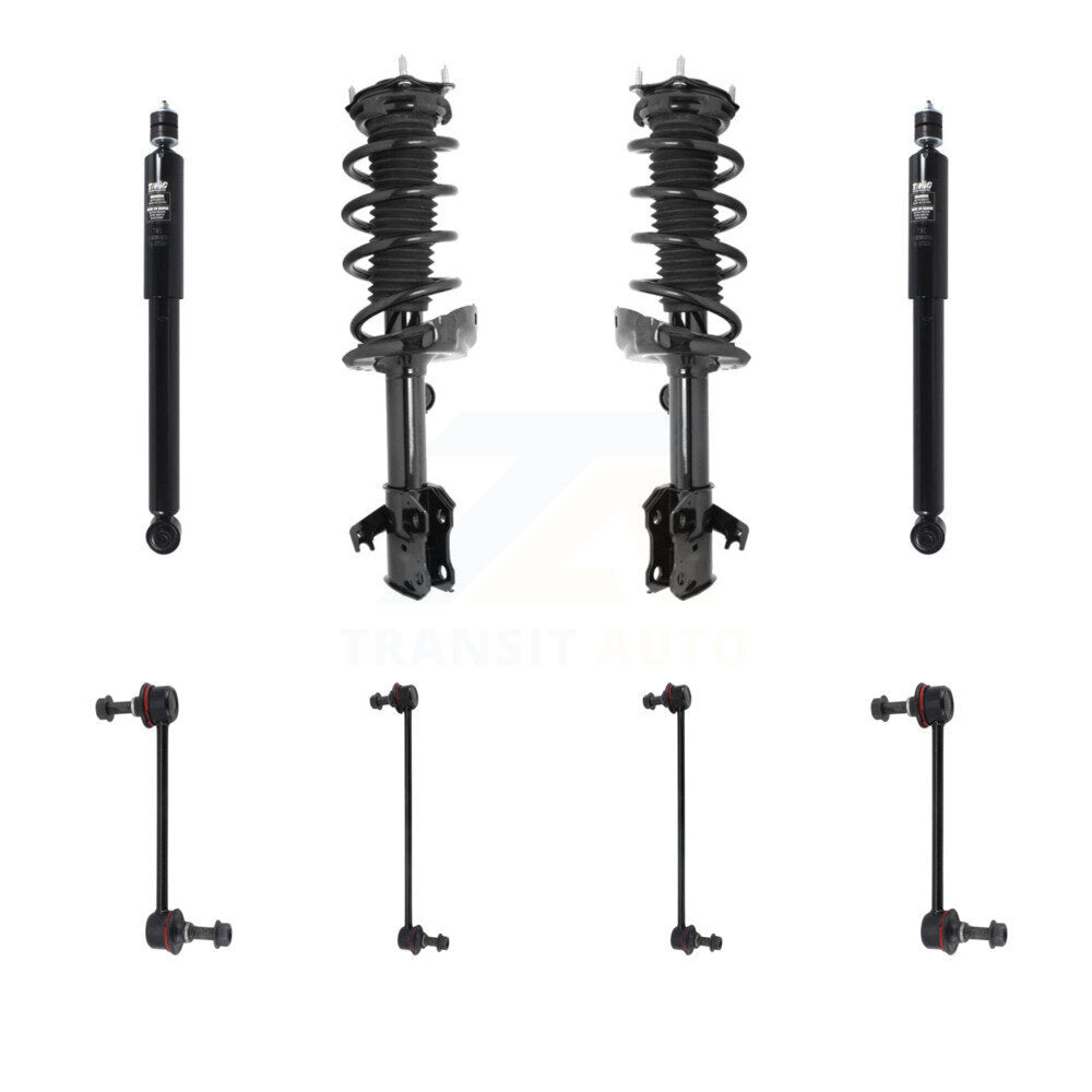 Transit Auto KSS-107757 Suspension Strut and Coil Spring Assembly for 2007-2012 Acura RDX - Front and Rear