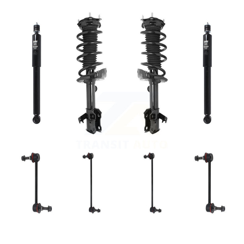 Transit Auto KSS-107757 Suspension Strut and Coil Spring Assembly for 2007-2012 Acura RDX - Front and Rear